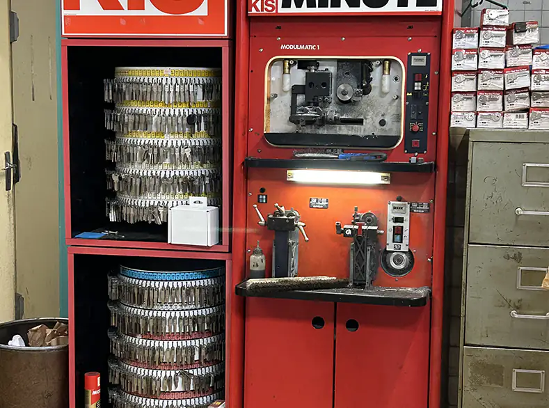Machine à clé